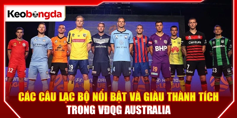 Các câu lạc bộ nổi bật và giàu thành tích trong VĐQG Australia
